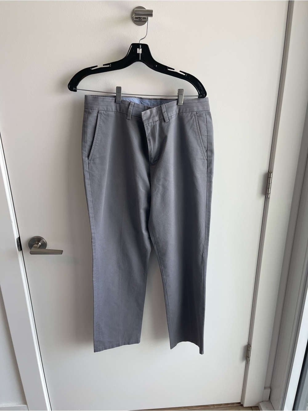 J Crew Men's Gray Chino Pants Slim Bedford